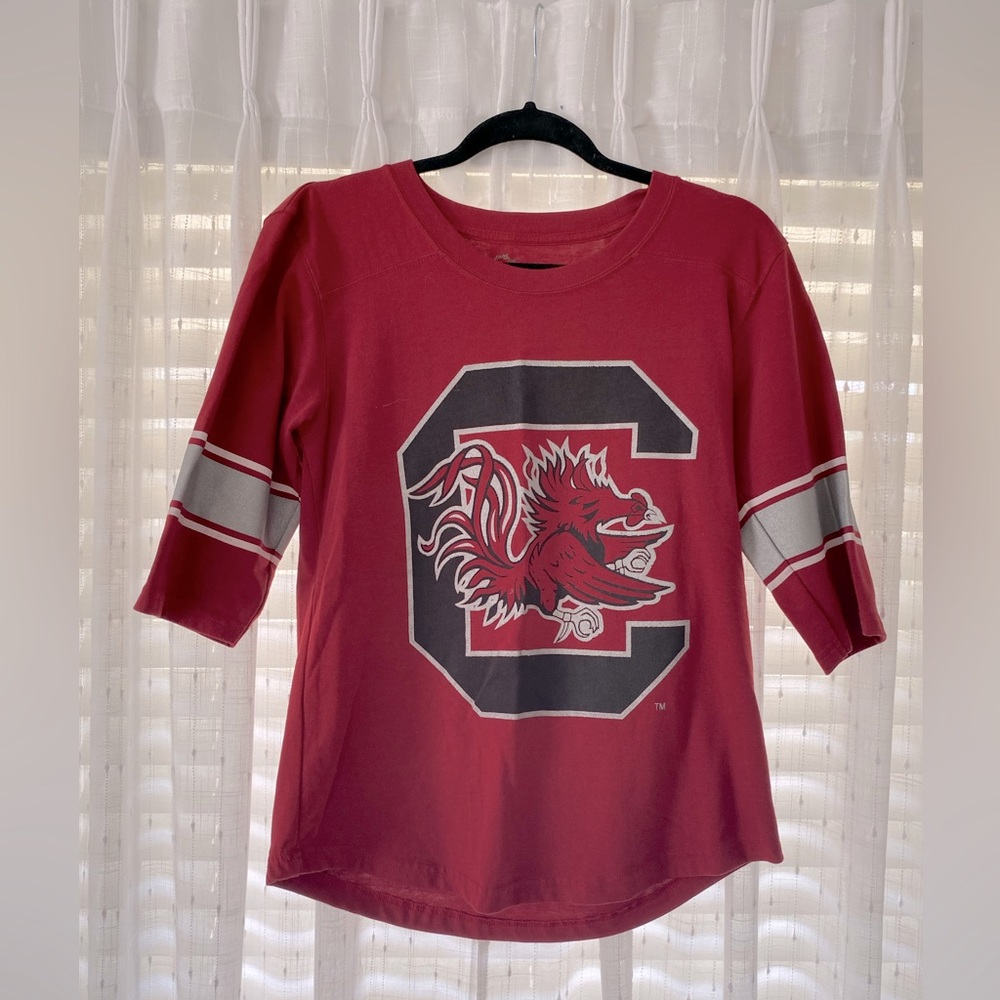 3/4 length Carolina Gamecocks TShirt